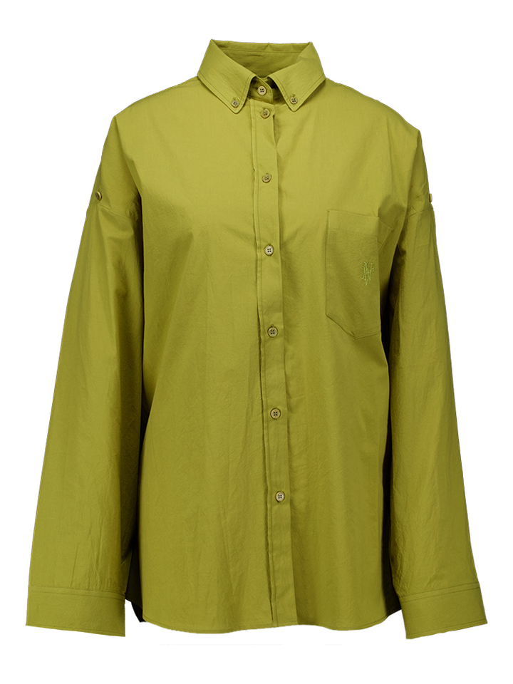 Groene oversized bloes Harper Nathalie Vleeschouwer
