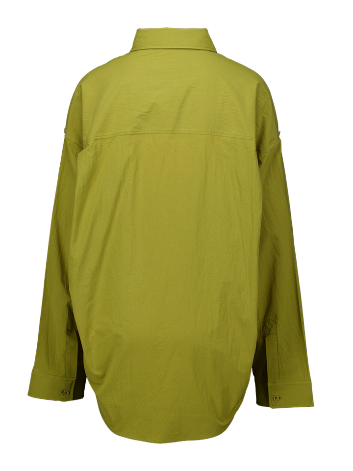 Groene oversized bloes Harper Nathalie Vleeschouwer