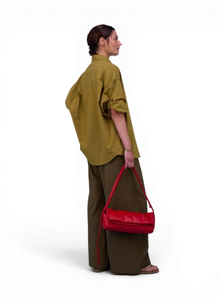 Groene oversized bloes Harper Nathalie Vleeschouwer