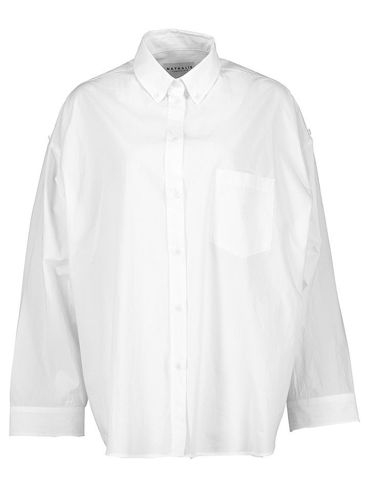 Witte oversized bloes Harper Nathalie Vleeschouwer 