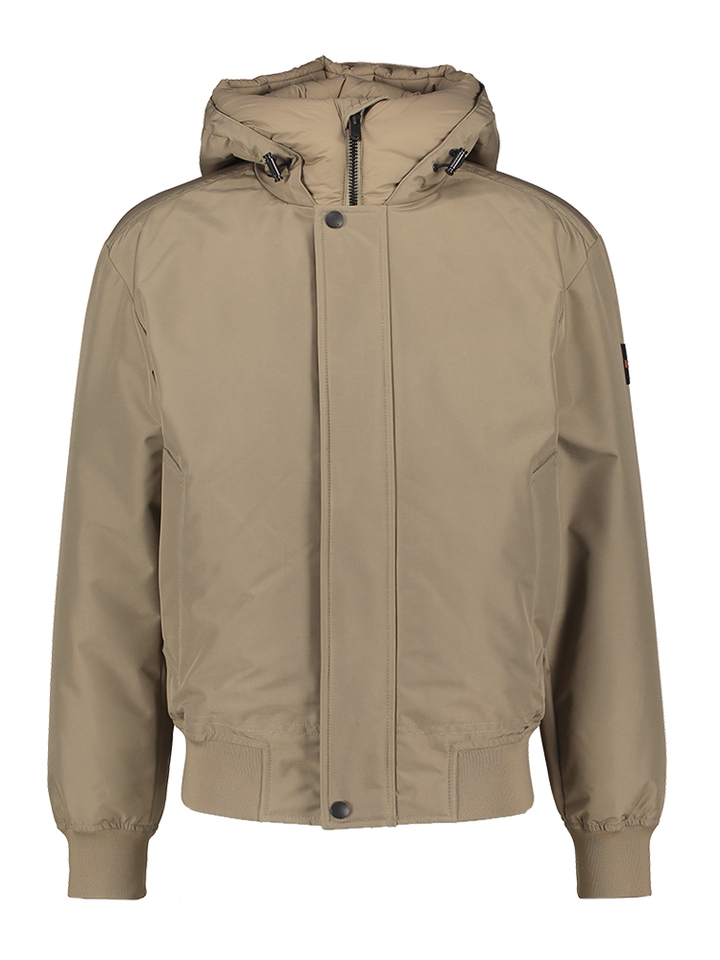 Beige jas met kap Osis Hugo Boss 