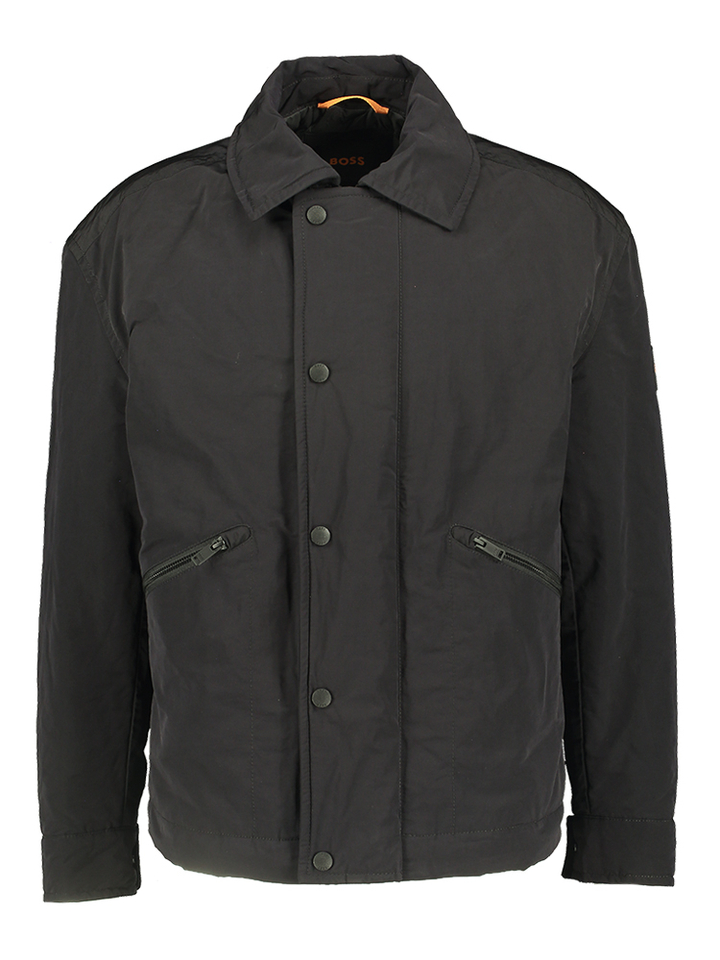 Zwarte puffer jacket Hugo Boss