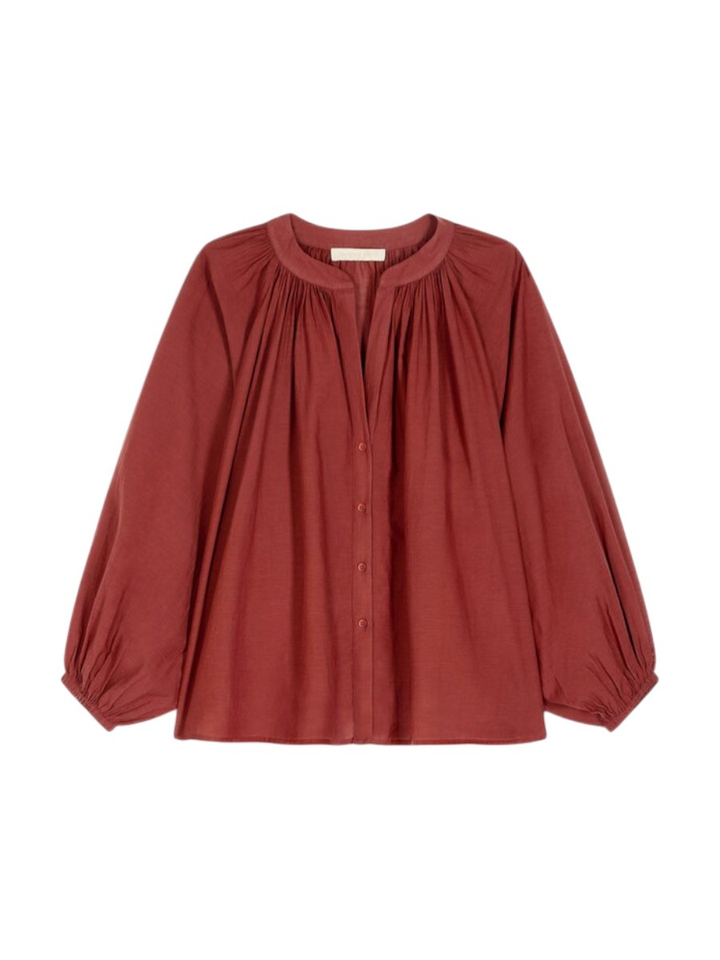 Bordeaux oversized bloes met knopen Vanessa Bruno