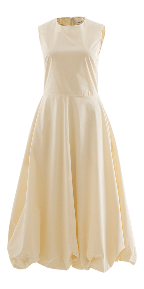 Ecru casual kleed Meimeij