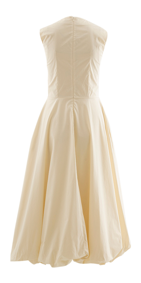 Ecru casual kleed Meimeij