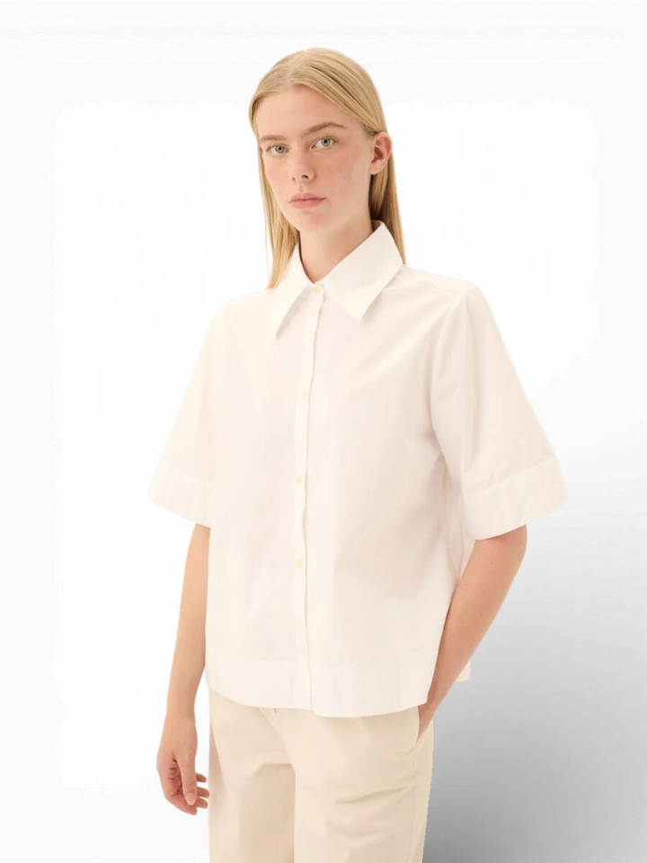 Witte blouse met korte mouw Seren Rue De Tokyo 