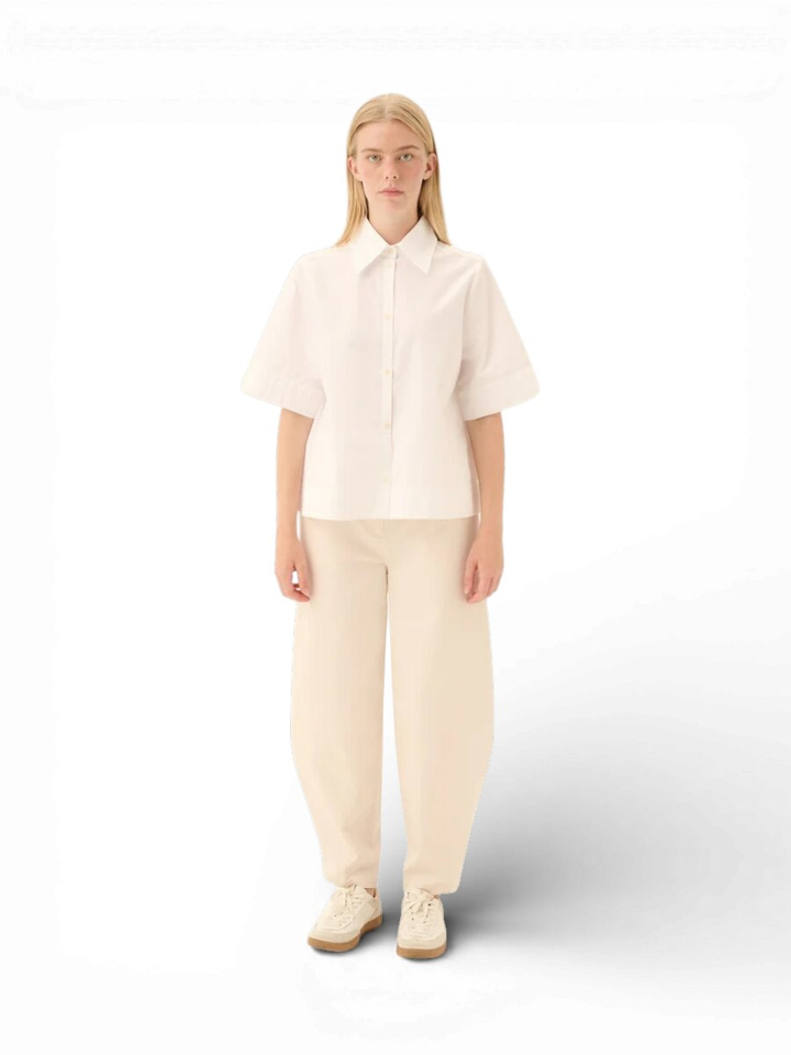 Witte blouse met korte mouw Seren Rue De Tokyo 