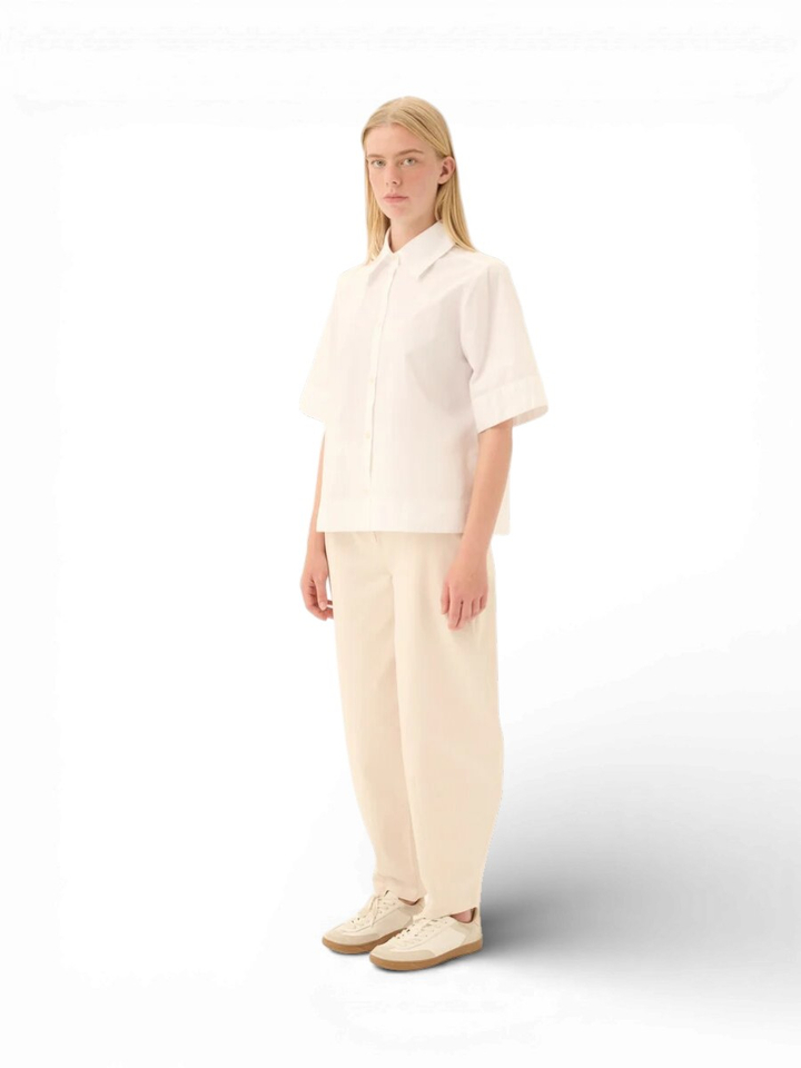 Witte blouse met korte mouw Seren Rue De Tokyo 