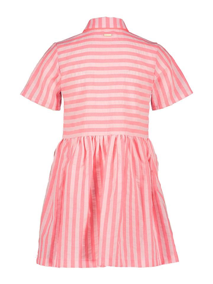 Pink/white stripes jurk Carmen Blue Bay