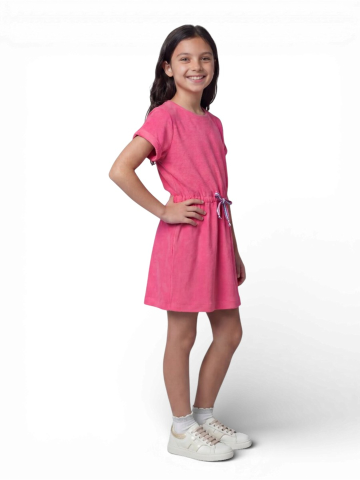 Roze jurk in badstof Ciela Blue Bay
