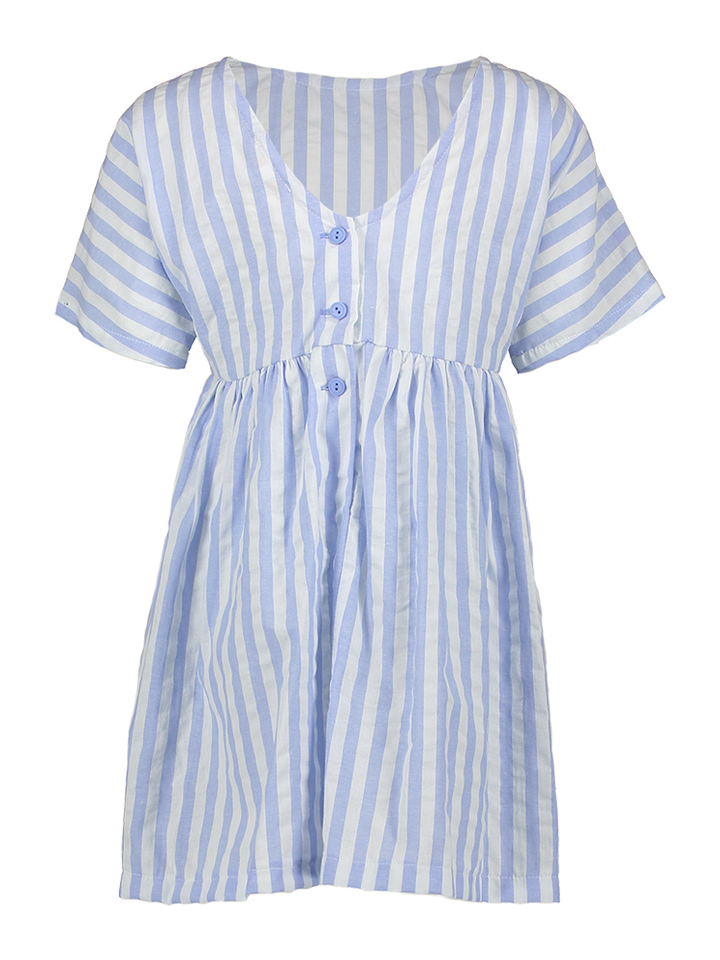 Blauw wit gestreepte jurk Calista Blue Bay 