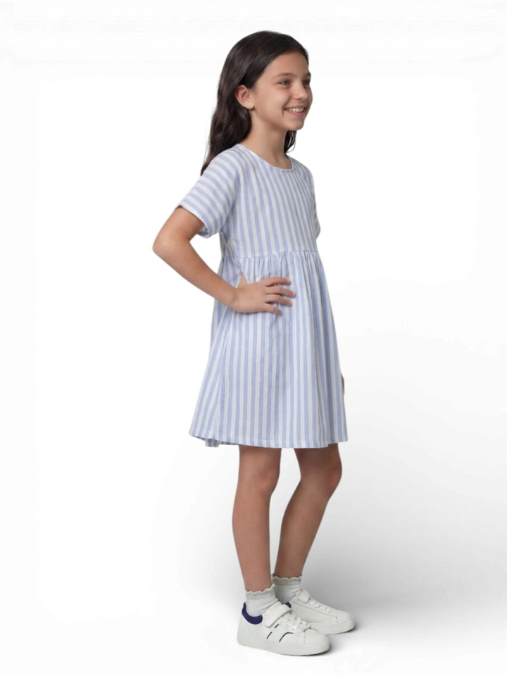 Blauw wit gestreepte jurk Calista Blue Bay 