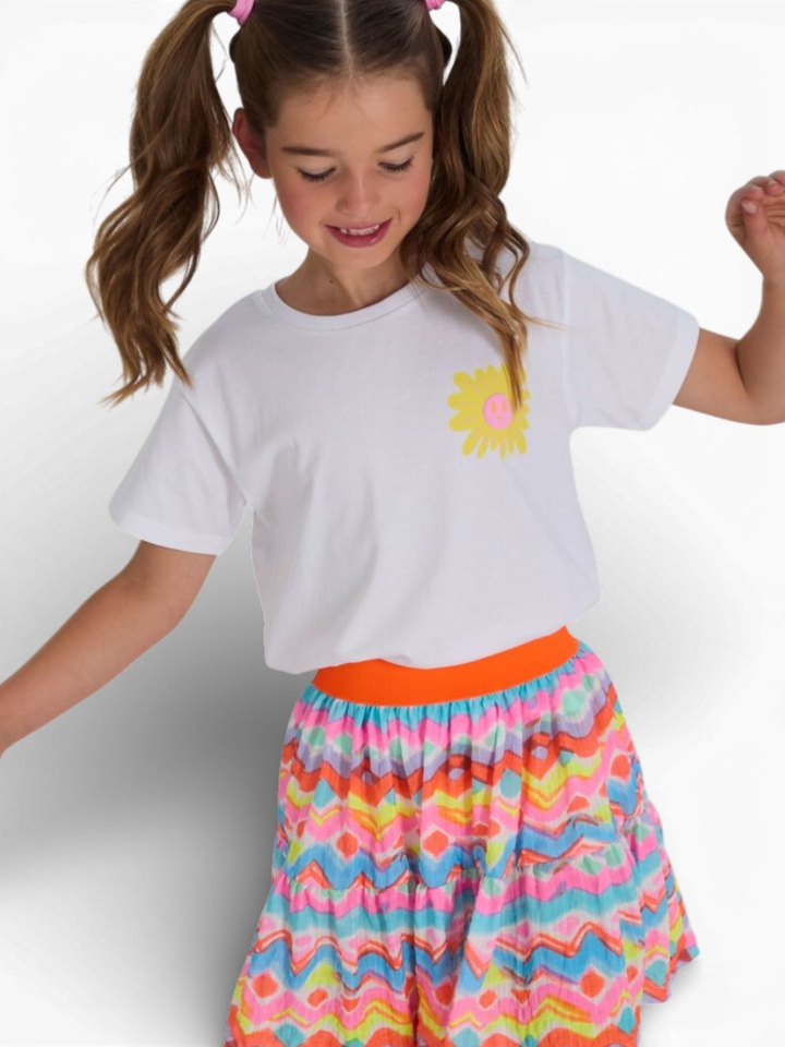 White t-shirt Indy Blue Bay 