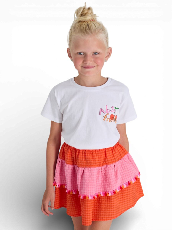 Witte t-shirt Ilse Blue Bay 