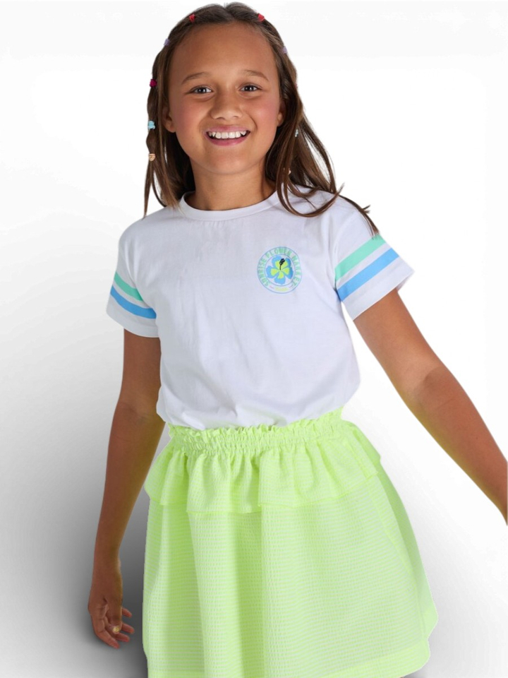 White blue t-shirt Ivonne Blue Bay 