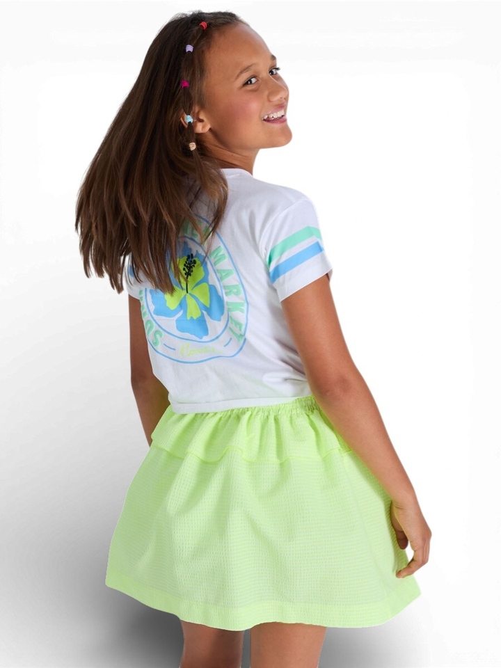 White blue t-shirt Ivonne Blue Bay 