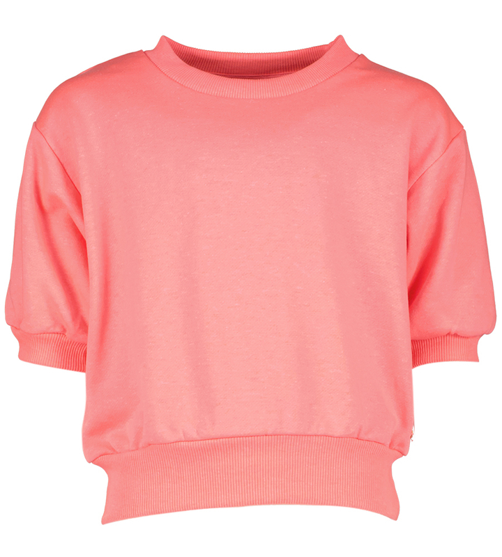 Neon corail sweater Andrea Blue Bay 