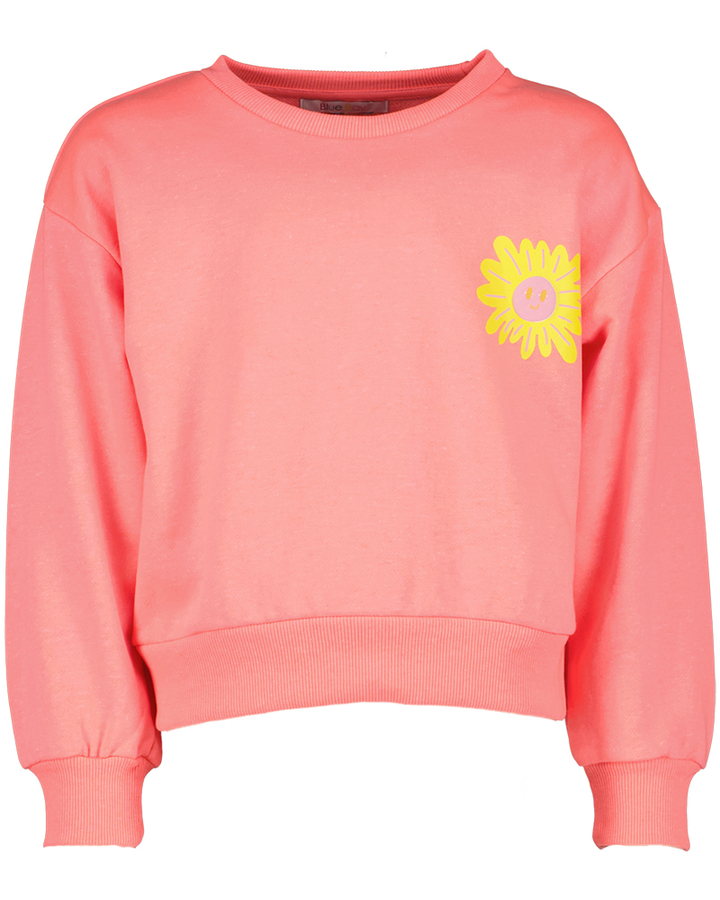 Roze trui met opdruk Annabel Blue Bay