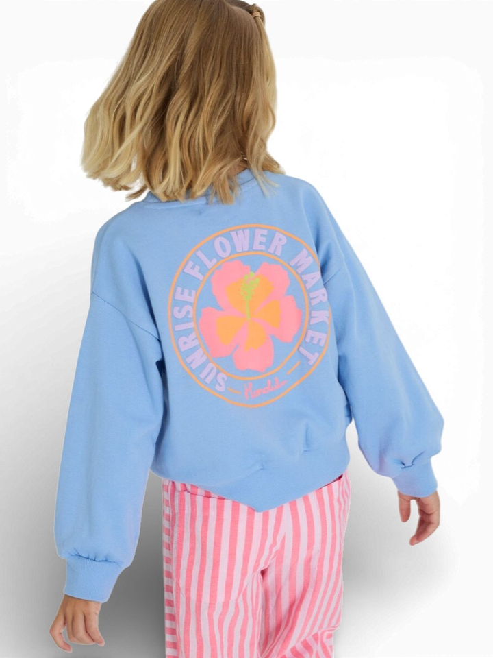 Blauwe sweater Agathe Blue Bay