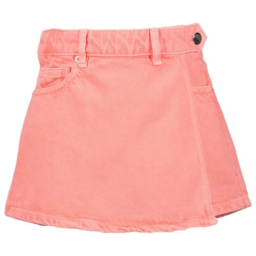 Neon koraal kleurige jeans short Jeannue Blue Bay