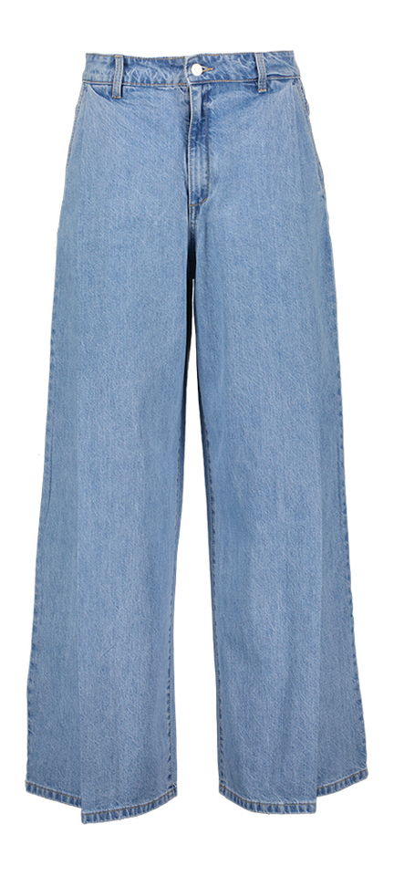 Lichtblauwe straight jeans Alani Edited 