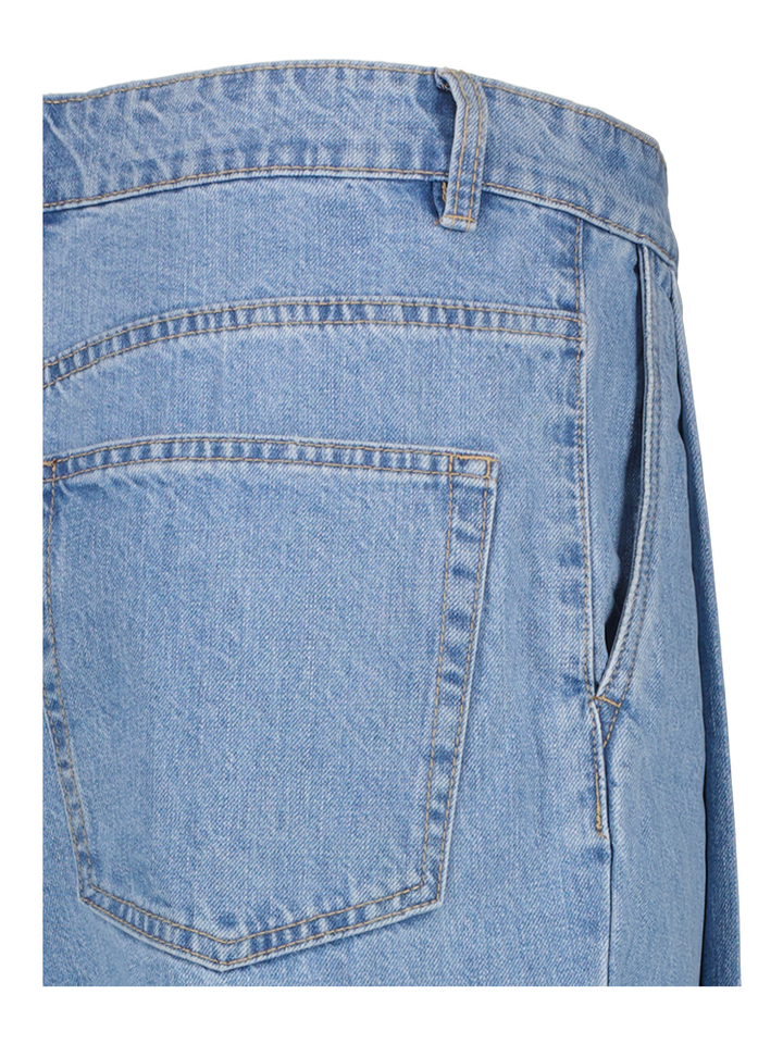 Lichtblauwe straight jeans Alani Edited 