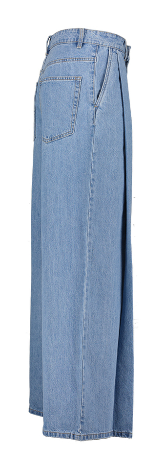 Lichtblauwe straight jeans Alani Edited 
