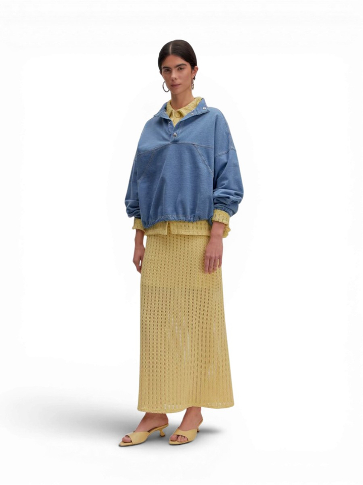 Gele lange rok Suki Edited