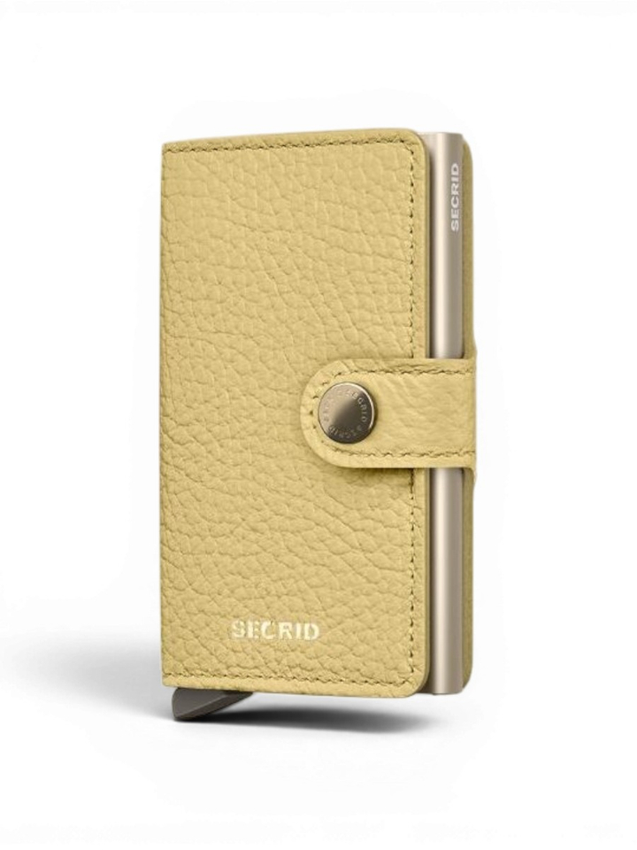 Butter yellow mini pebble Secrid