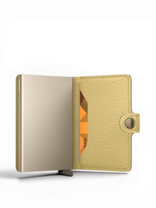 Butter yellow mini pebble Secrid
