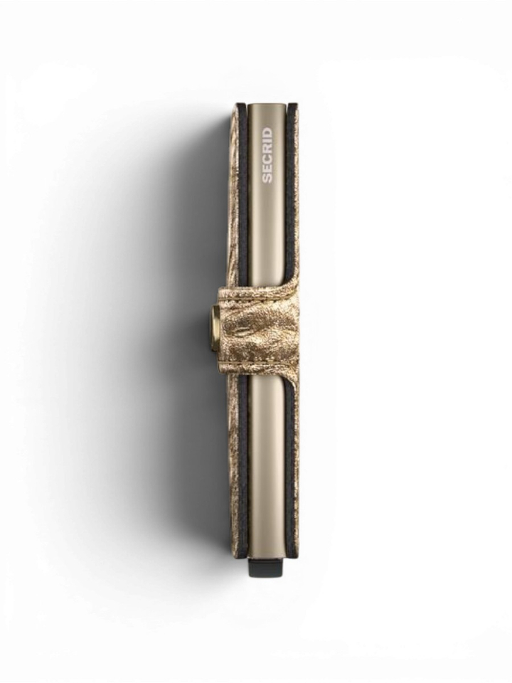 Goud miniwallet crunch Secrid 