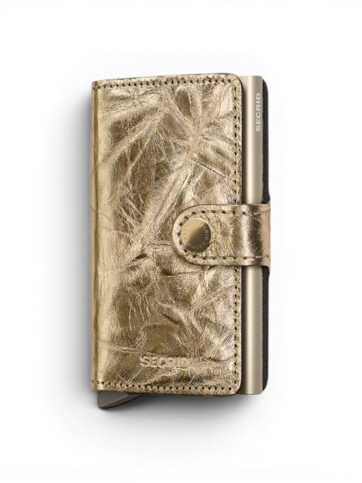 Goud miniwallet crunch Secrid 