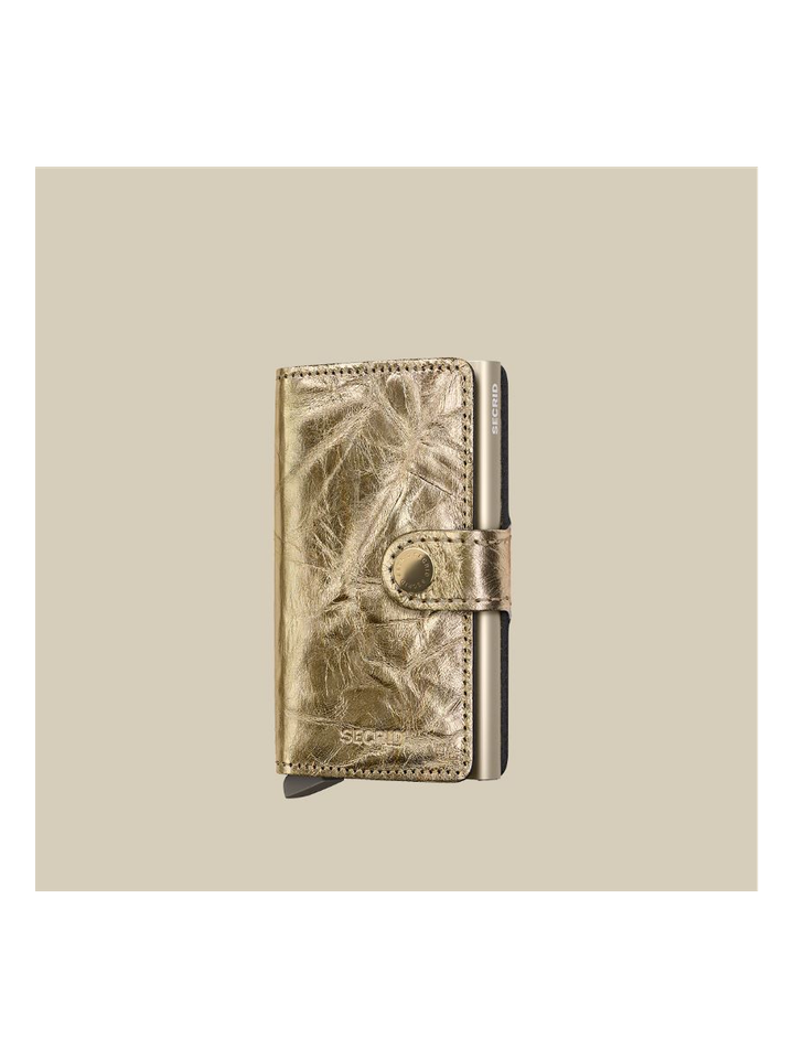 Goud miniwallet crunch Secrid 