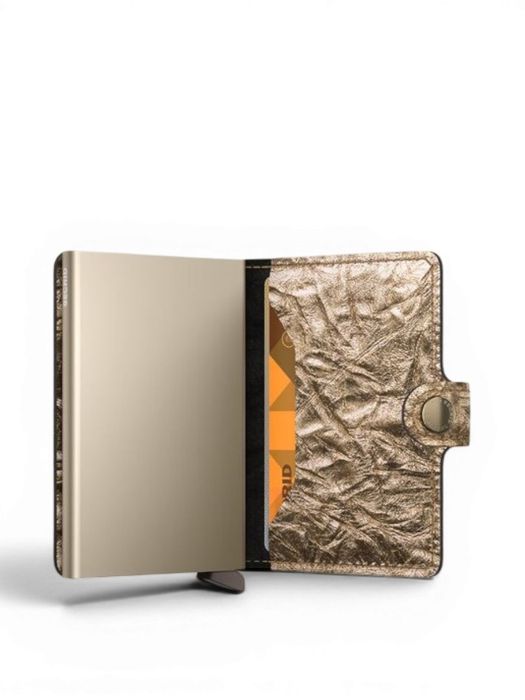 Goud miniwallet crunch Secrid