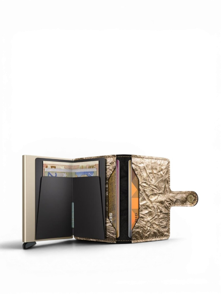 Goud miniwallet crunch Secrid 