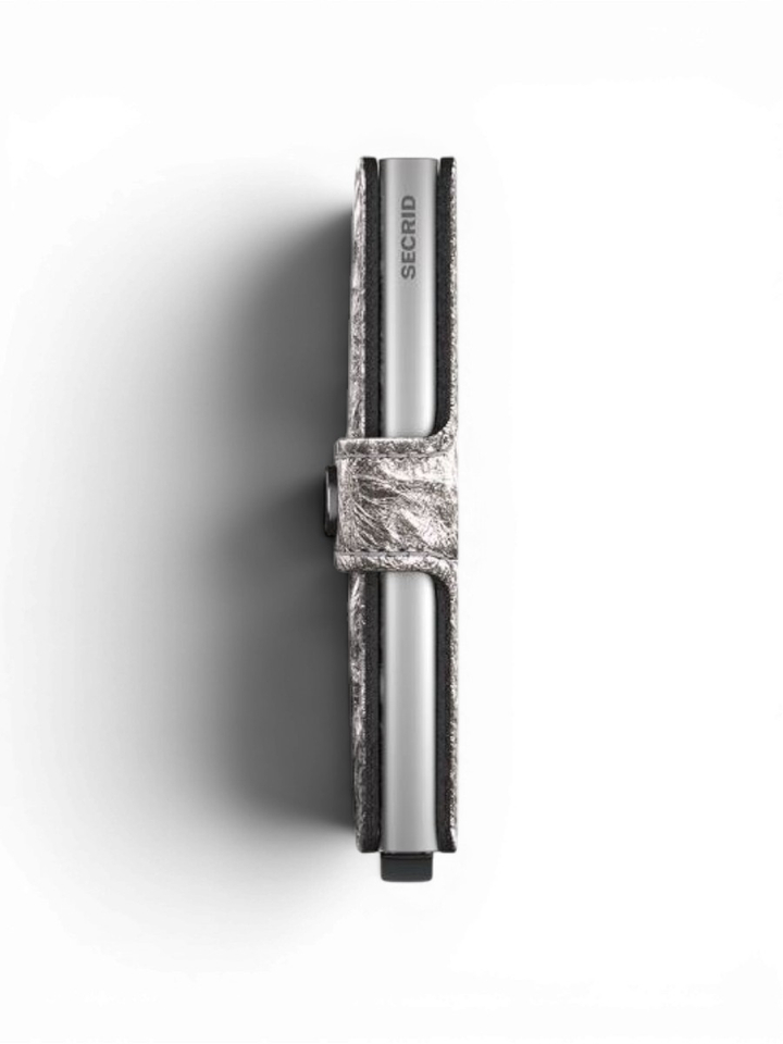 Zilver miniwallet crunch Secrid 