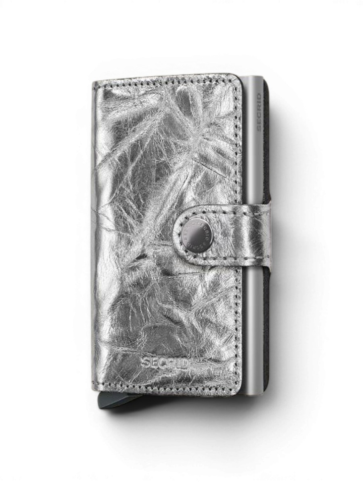 Zilver miniwallet crunch Secrid 