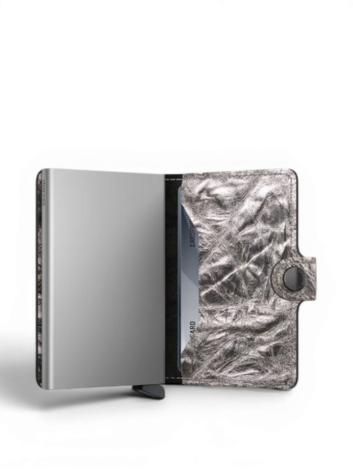 Zilver miniwallet crunch Secrid 
