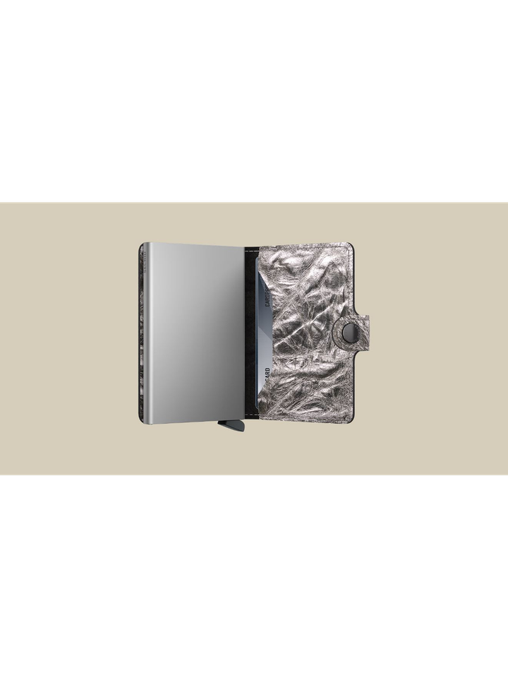Zilver miniwallet crunch Secrid