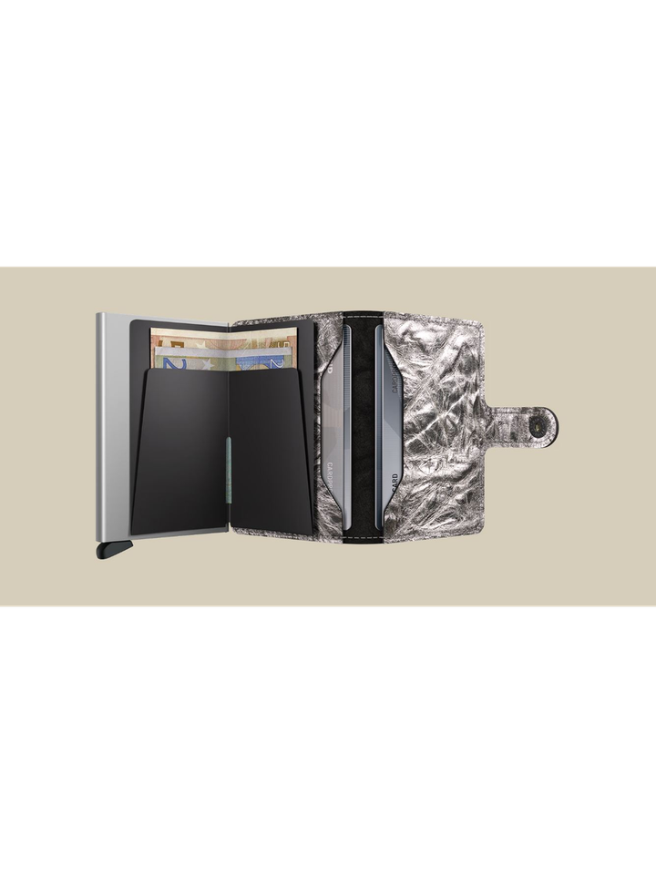Zilver miniwallet crunch Secrid