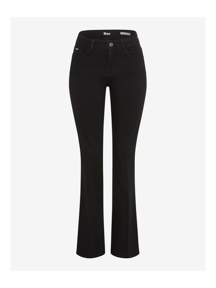 Zwarte slim bootcut jeans style Shakira Brax