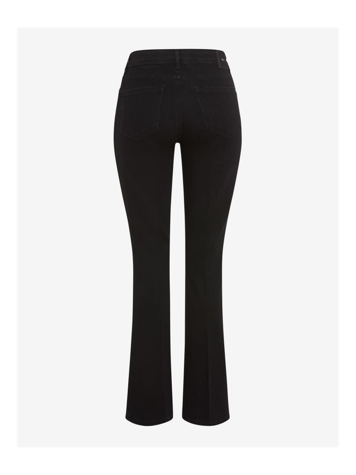 Zwarte slim bootcut jeans style Shakira Brax