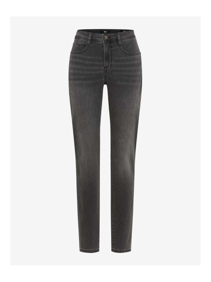 Donkergrijze regular fit jeans stlye Mary Brax