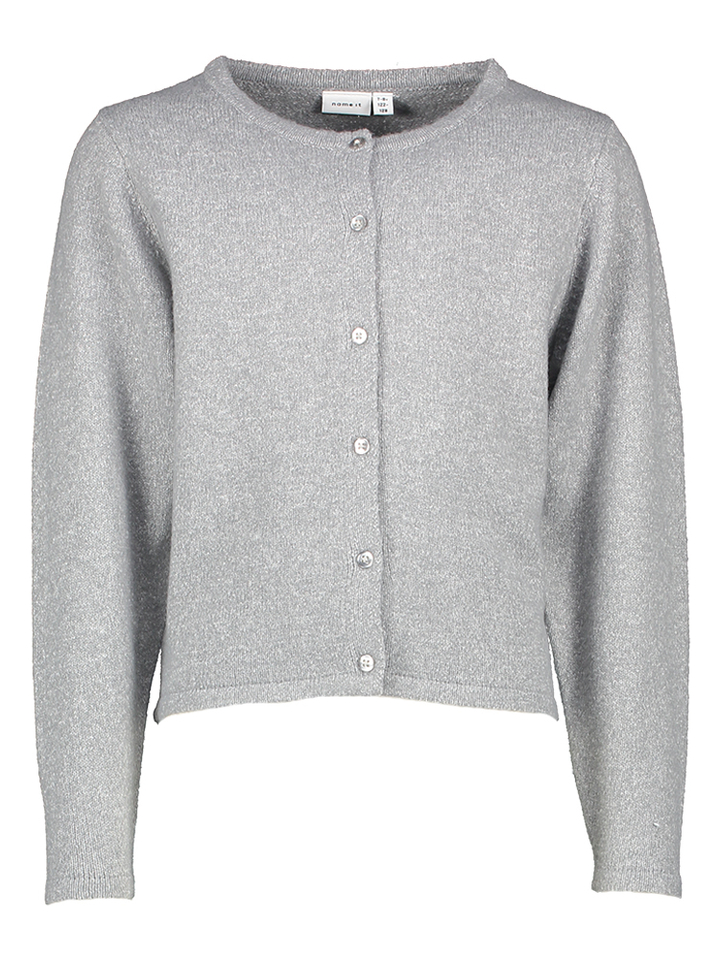 Lichtgrijze gilet met knopen Name It