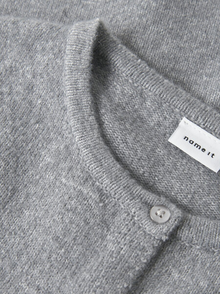 Lichtgrijze gilet met knopen Name It