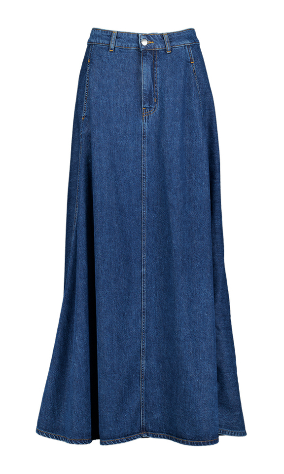 Donkerblauwe rok Judith Blue Bay