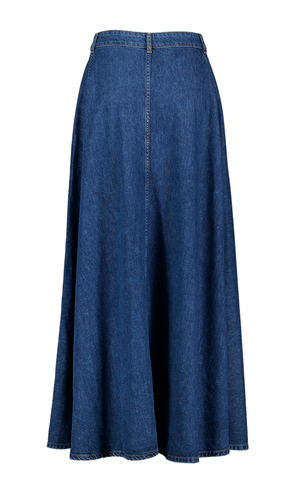Donkerblauwe rok Judith Blue Bay