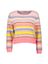 Multi stripe trui Odette Blue Bay