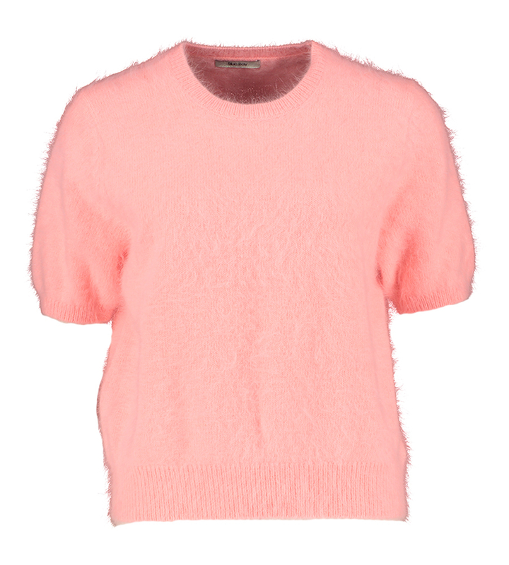 Roze trui met korte mouw Ouda Blue Bay