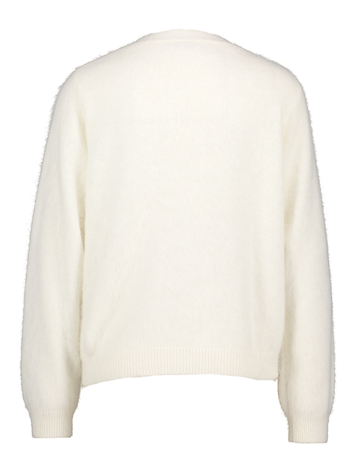 Beige cardigan met knopen Orphee Blue Bay